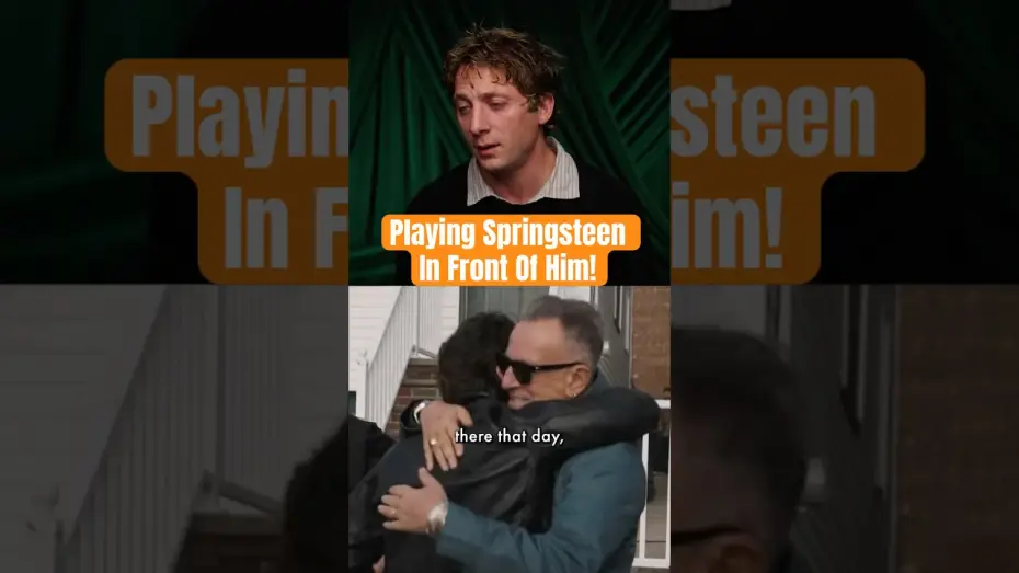Wideo do filmu Springsteen: Ocal mnie od nicości — Jeremy Allen White On Acting in Front of Bruce Springsteen!