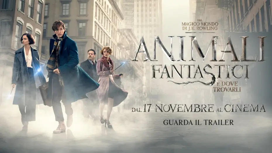 Wideo do filmu Fantastyczne zwierzęta i jak je znaleźć — Animali Fantastici e Dove Trovarli - Trailer Ufficiale Italiano
