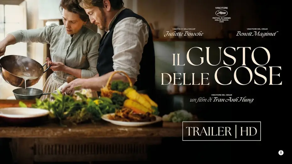 Wideo do filmu Bulion i inne namiętności — Il gusto delle cose di Tran Ahn Hung, con Juliette Binoche e Benoît Magimel - Trailer ITA HD