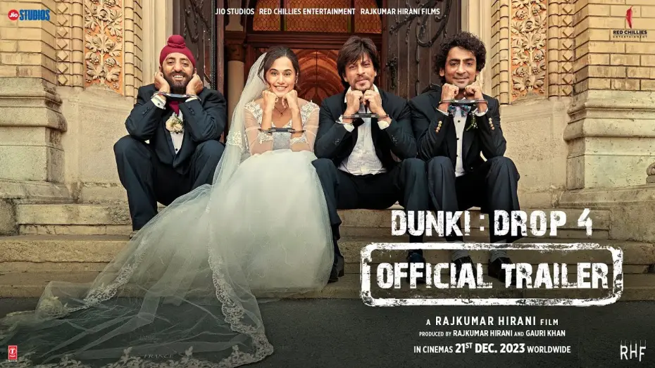 Wideo do filmu डंकी — Dunki Drop 4 | Shah Rukh Khan | Rajkumar Hirani | Taapsee | Vicky | Boman | 21st Dec 2023