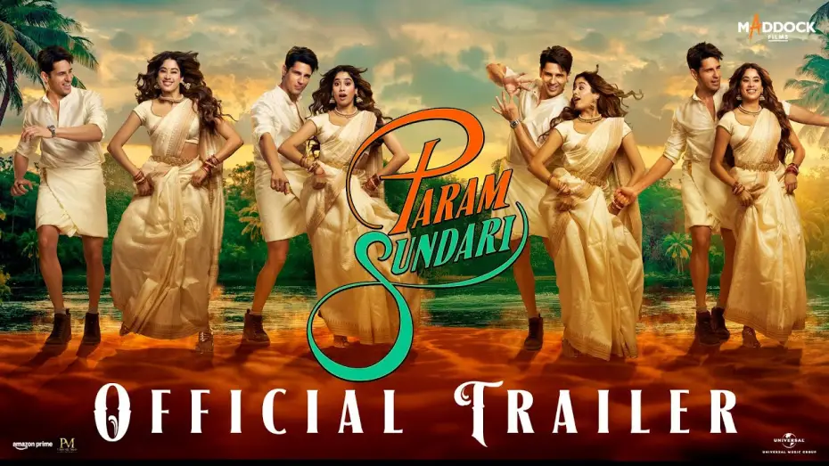 Wideo do filmu परम सुंदरी — Param Sundari - Official Trailer | Sidharth M | Janhvi K | Dinesh V | Tushar J | In Cinemas 29th Aug