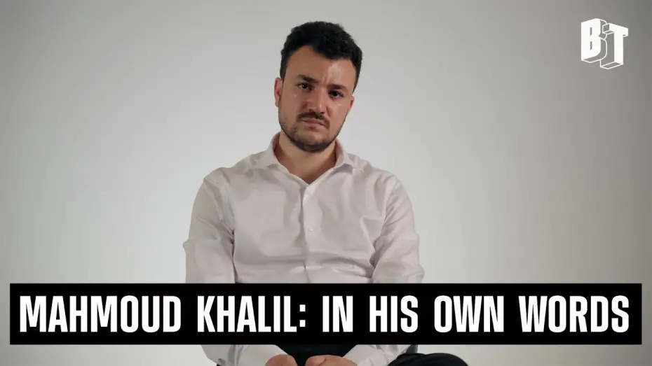 Wideo do filmu The Encampments — Mahmoud Khalil: In His Own Words
