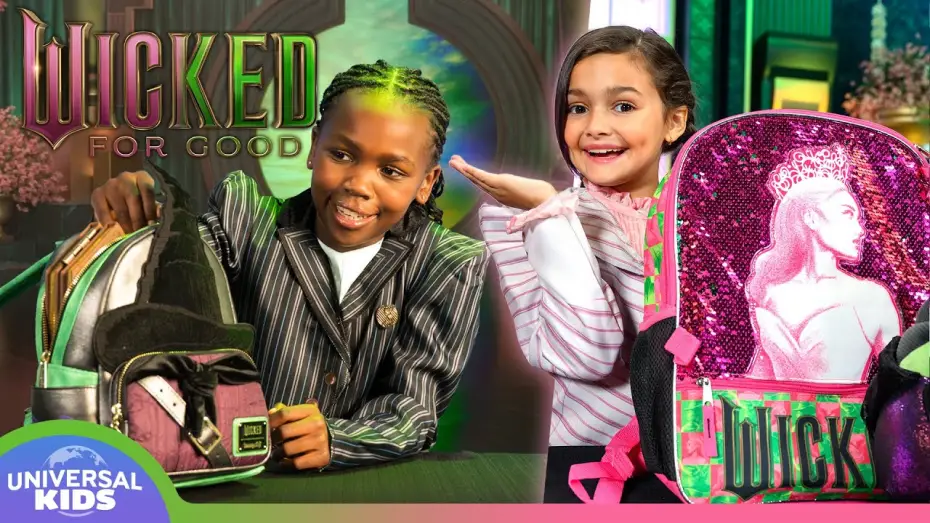 Wideo do filmu Wicked: na dobre — What's In My Bag with the Young Stars of WICKED!