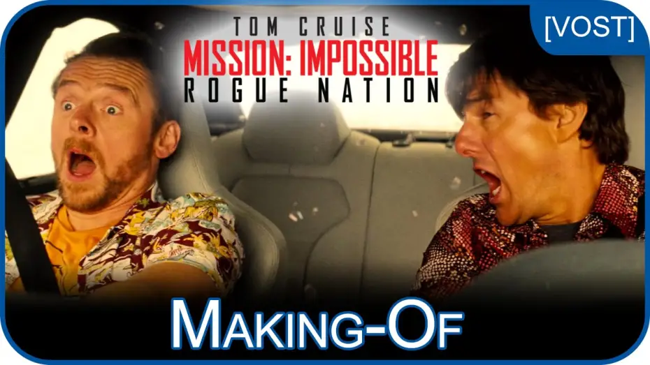 Wideo do filmu Mission: Impossible - Rogue Nation — Mission: Impossible Rogue Nation – En voiture sans doublure [making-of - VOST]