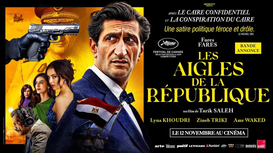 Wideo do filmu Orły republiki — LES AIGLES DE LA RÉPUBLIQUE de Tarik Saleh  | BANDE-ANNONCE OFFICIELLE | AU CINÉMA LE 12 NOVEMBRE