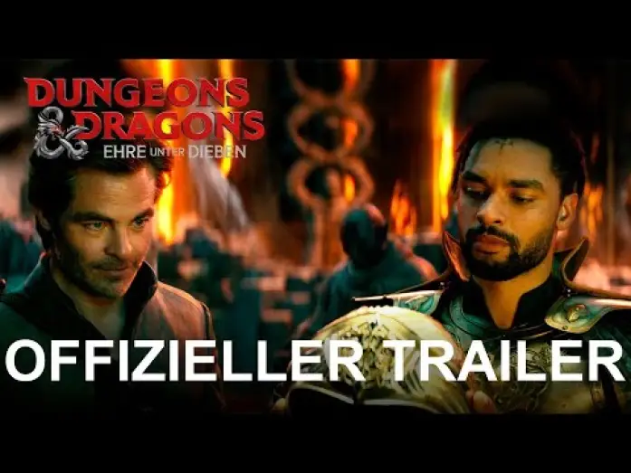 Wideo do filmu Dungeons & Dragons: Złodziejski honor — Offizieller Trailer