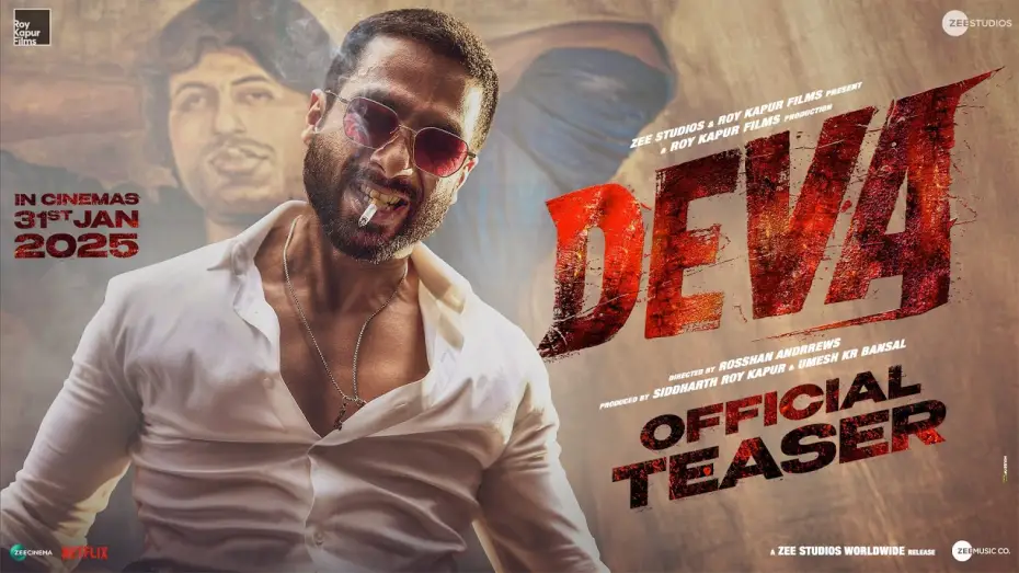 Wideo do filmu देवा — Official Teaser