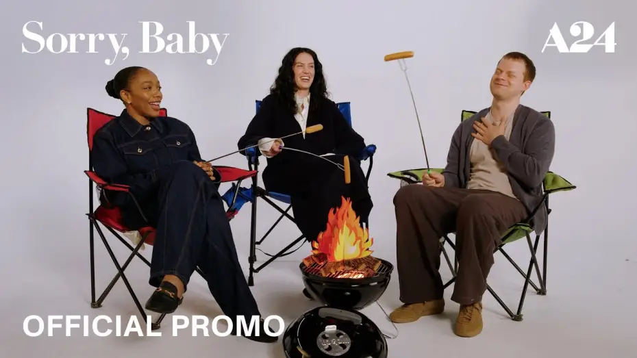 Wideo do filmu Sorry, Baby — Eva Victor, Naomi Ackie & Lucas Hedges Grill Hot Dogs