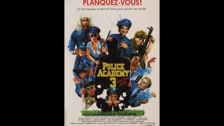 Wideo do filmu Akademia Policyjna 3: Powrót do Szkoły — Police Academy 3 : Instructeurs de choc