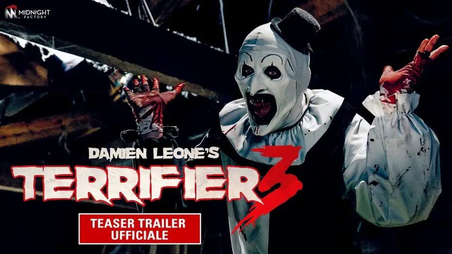 Wideo do filmu Terrifier 3 — Terrifier 3 - Teaser Trailer Italiano Ufficiale