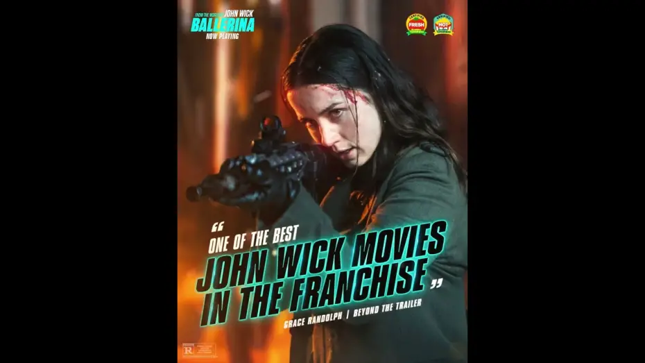 Wideo do filmu Ballerina. Z uniwersum Johna Wicka — The hits keep coming.