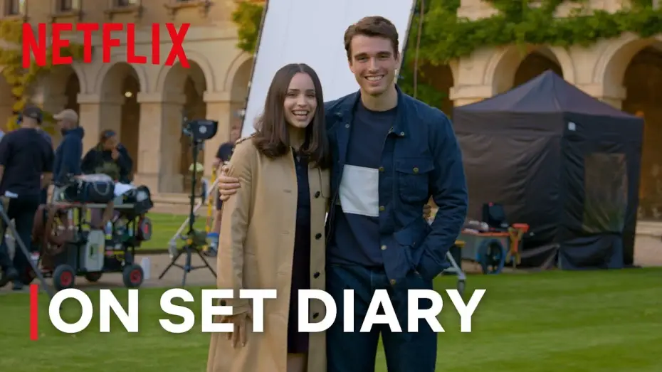 Wideo do filmu Miłość w Oksfordzie — Sofia Carson & Corey Mylchreest Behind the Scenes