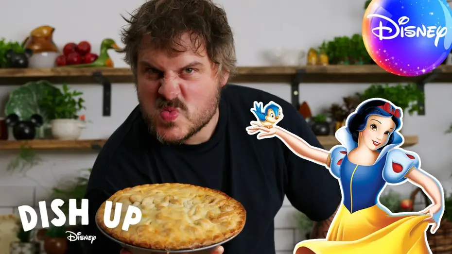 Wideo do filmu Królewna Śnieżka i siedmiu krasnoludków — Baking Snow White’s Gooseberry Pie | Dish Up Disney