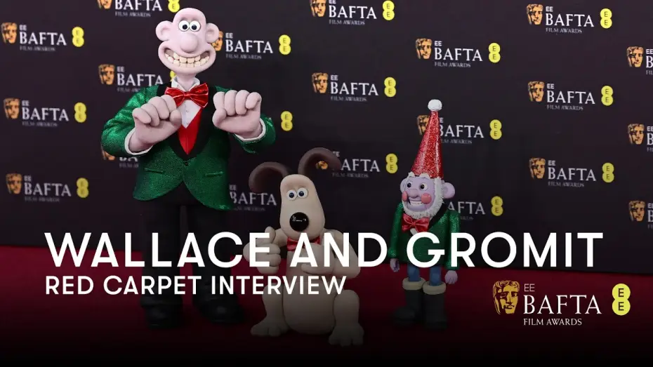 Wideo do filmu Wallace i Gromit: Zemsta pingwina — "Are They To Scale?" - Wallace and Gromit Arrive At The Red Carpet | BAFTA Film Awards 2025
