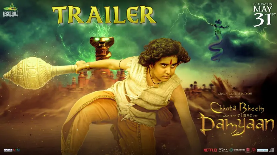 Wideo do filmu छोटा भीम और दम्यान का श्राप — Chhota Bheem and The Curse of Damyaan - Trailer | In Theatres 31 May | Rajiv Chilaka, Anupam Kher