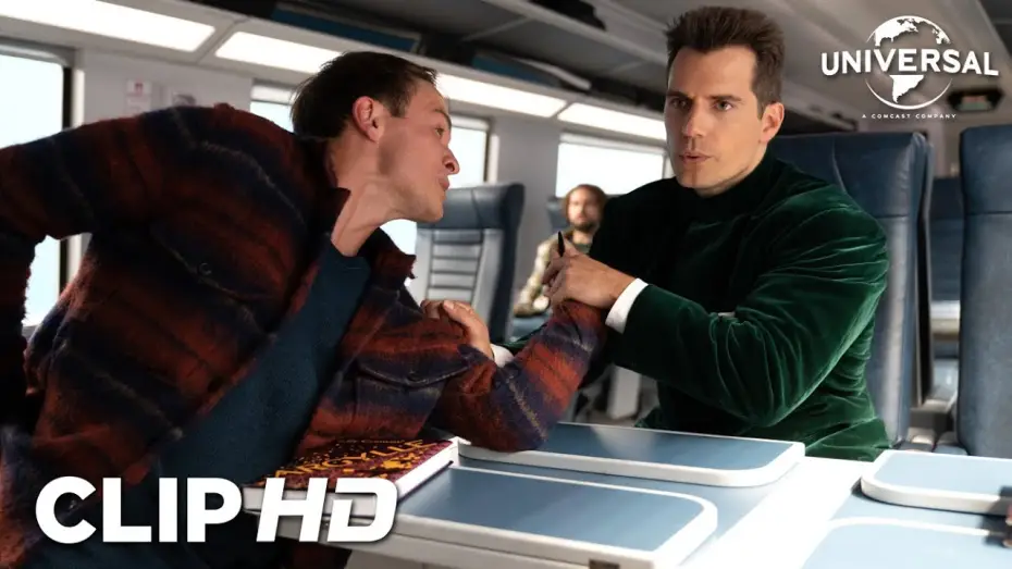 Wideo do filmu Argylle. Tajny szpieg — Clip - Aidan y Argylle defienden a Elly en el tren