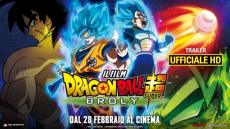 Wideo do filmu Dragon Ball Super: Broly — Dragon Ball Super: Broly - Il Film - Trailer Ufficiale Italiano | HD