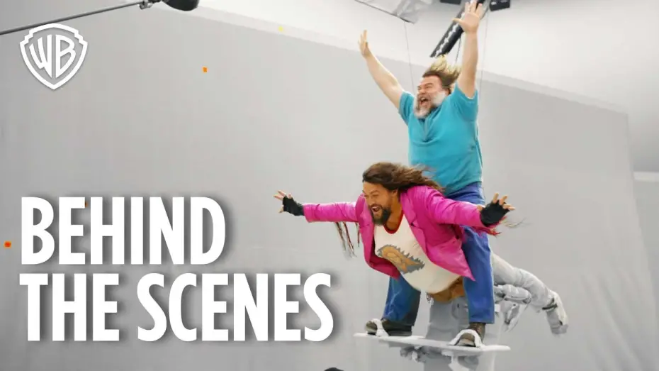 Wideo do filmu Minecraft. Film — Behind the Scenes: Pals Jack Black & Jason Momoa