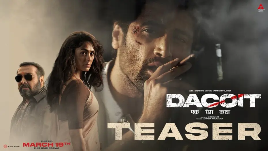 Wideo do filmu Dacoit — Dacoit Teaser (Hindi) | Apr 10 In Theaters | Adivi Sesh | Mrunal Thakur | Anurag Kashyap | Shaneil