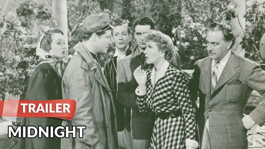 Wideo do filmu Midnight — Midnight 1939 Trailer HD | Claudette Colbert | Don Ameche | John Barrymore