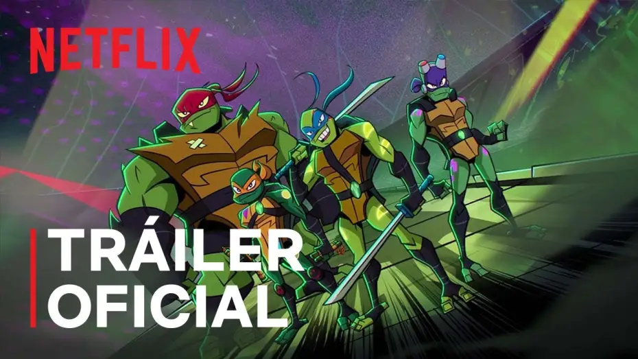 Wideo do filmu Wojownicze Żółwie Ninja. Ewolucja – Film — El ascenso de las Tortugas Ninja: La película (EN ESPAÑOL) | Tráiler oficial | Netflix
