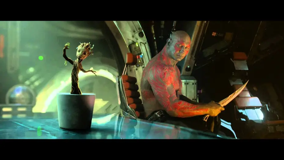 Wideo do filmu Strażnicy Galaktyki — Les Gardiens de la Galaxie - Extrait : Bébé Groot
