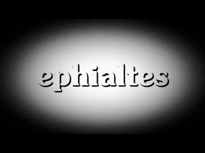 Wideo do filmu Ephialtes — ephialtes