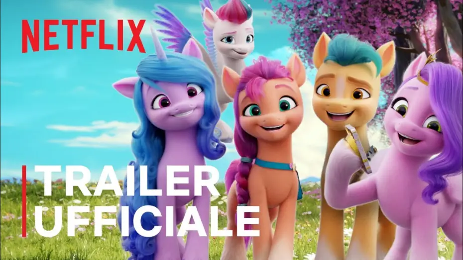 Wideo do filmu My Little Pony: Nowe pokolenie — 🦄 My Little Pony: Una nuova generazione | Trailer ufficiale | Netflix Futures