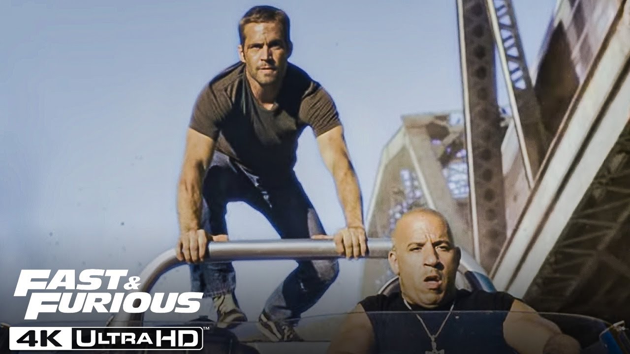Wideo do filmu Szybcy i wściekli 5 — Vault on the Bridge Chase Scene in 4K HDR