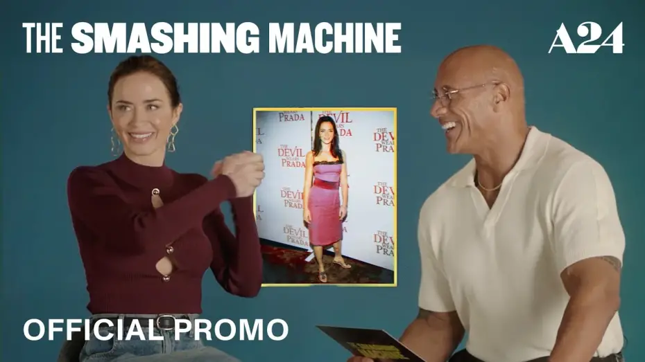 Wideo do filmu Smashing Machine — Dwayne Johnson and Emily Blunt Play 2000s Trivia
