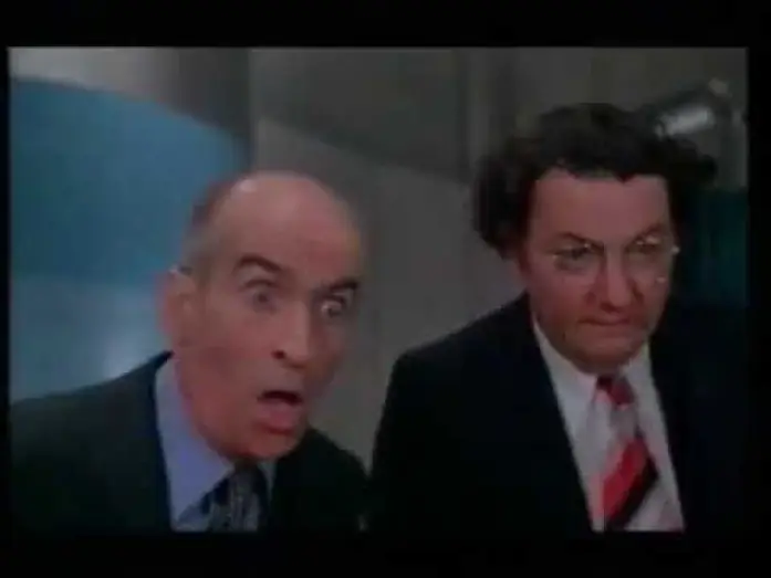 Wideo do filmu Skrzydełko czy nóżka — Tele 5 - promo Louis de Funès: Muslo o pechuga/La pata o la pechuga (1976) - 14/04/1992