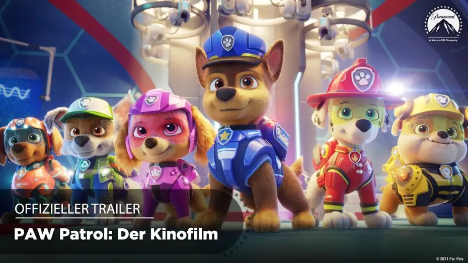 Wideo do filmu Psi Patrol: Film — PAW PATROL: DER KINOFILM | OFFIZIELLER TRAILER | Paramount Pictures Germany