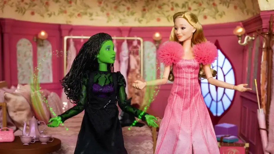 Wideo do filmu Wicked — “Popular” Stop Motion Music Video ft. Glinda & Elphaba dolls