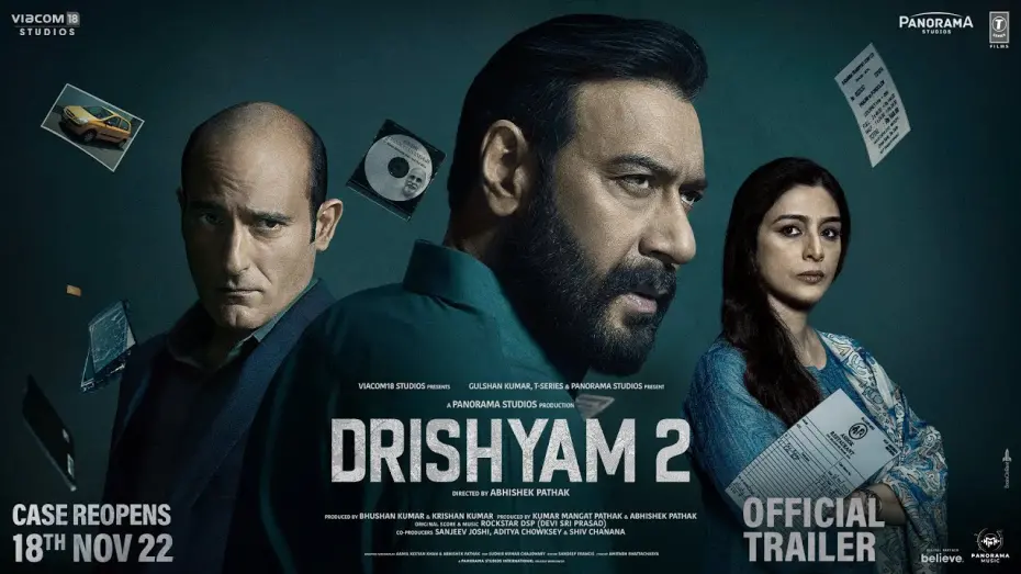 Wideo do filmu दृश्यम २ — Drishyam 2: OFFICIAL TRAILER | Ajay Devgn Akshaye Khanna Tabu Shriya Saran Abhishek Pathak Bhushan K