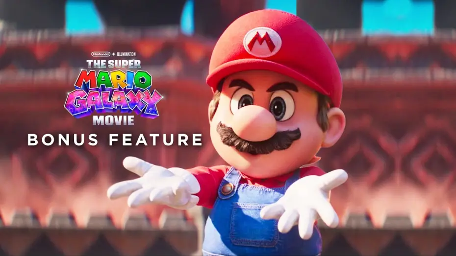 Wideo do filmu Super Mario  Galaxy. Film — The Animation Magic Behind The Movie - Bonus Feature