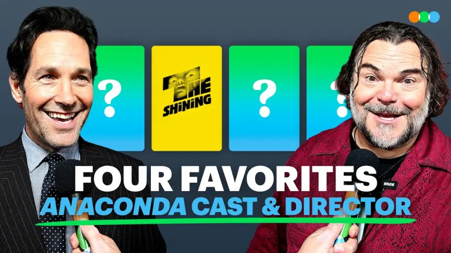 Wideo do filmu Anakonda — Four Favorites with Paul Rudd, Jack Black, Selton Mello and Tom Gormican