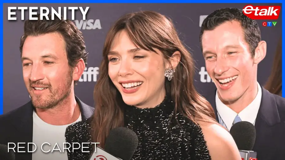 Wideo do filmu Eternity. Wybieram Ciebie — Callum Turner wants to be with Dua Lipa forever & Elizabeth Olsen HATES rollercoasters | TIFF