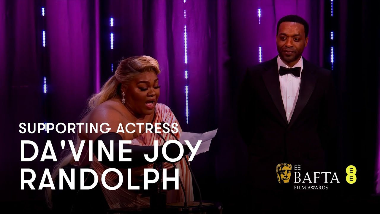 Wideo do filmu Przesilenie zimowe — Da'Vine Joy Randolph's emotional speech as she wins Supporting Actress | EE BAFTA Film Awards 2024