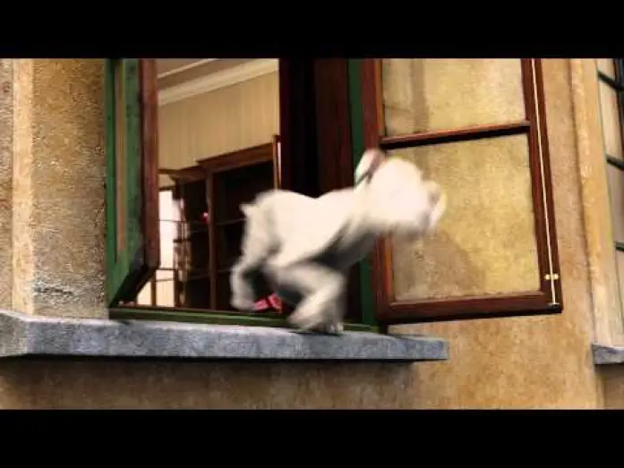 Wideo do filmu Przygody Tintina — Les aventures de Tintin : Le secret de la Licorne - Extrait "Snowy to the rescue" VF