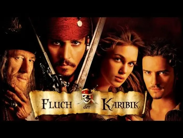 Wideo do filmu Piraci z Karaibów. Klątwa Czarnej Perły — Fluch der Karibik 1 - Trailer Deutsch