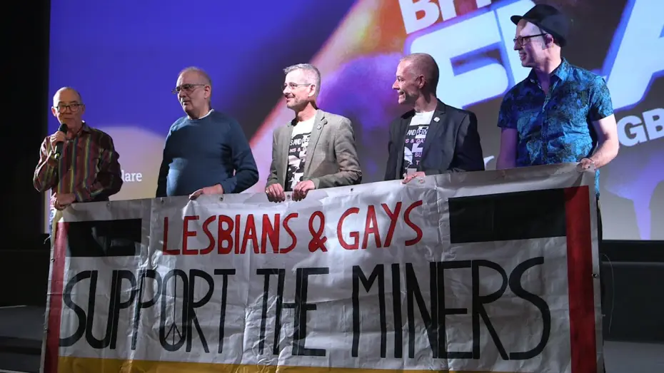 Wideo do filmu Dumni i wściekli — Lesbians & Gays Support the Miners activists on Pride | BFI Flare