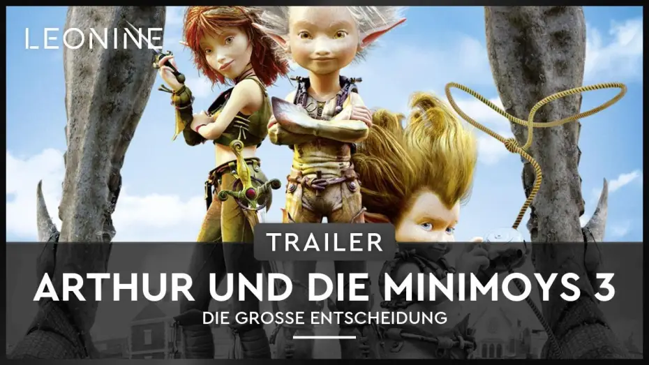 Wideo do filmu Artur i Minimki 3. Dwa światy — Arthur und die Minimoys 3 - Die große Entscheidung - Trailer (deutsch/german)