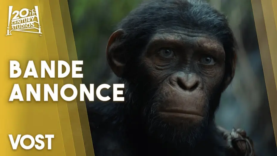 Wideo do filmu Królestwo Planety Małp — Première bande-annonce (VOST)