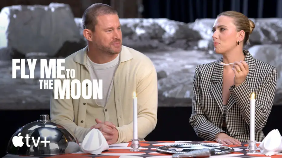 Wideo do filmu Zabierz mnie na Księżyc — The Cast of Fly Me to the Moon Taste Test Space Food