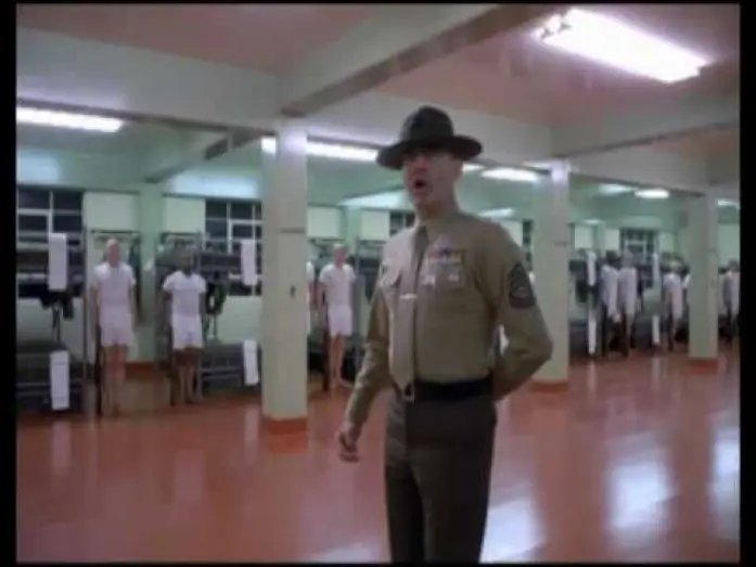 Wideo do filmu Pełny magazynek — Stanley Kubrick "La chaqueta metalica" trailer