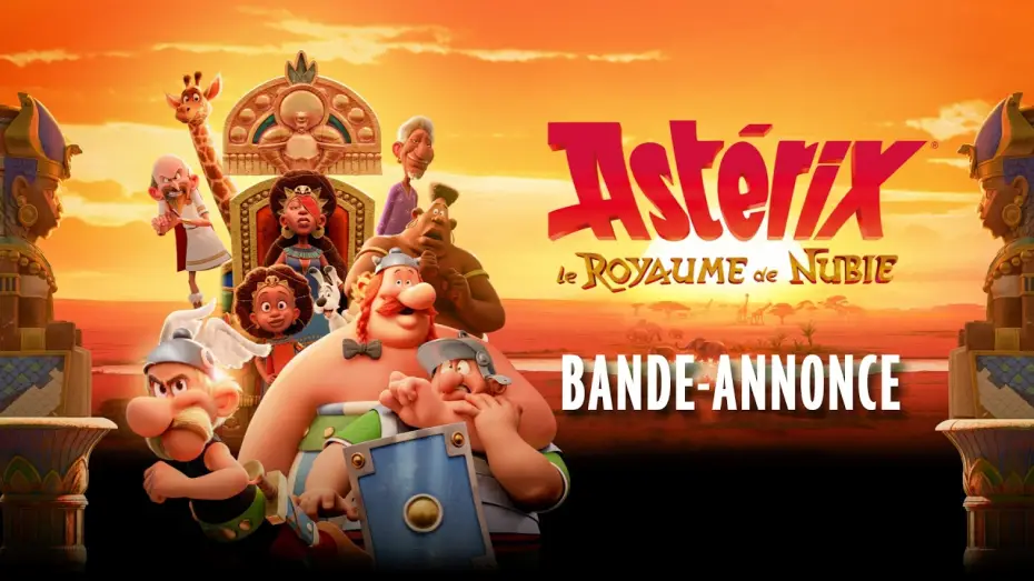Wideo do filmu Astérix - Le Royaume de Nubie — ASTERIX - LE ROYAUME DE NUBIE - Bande-annonce