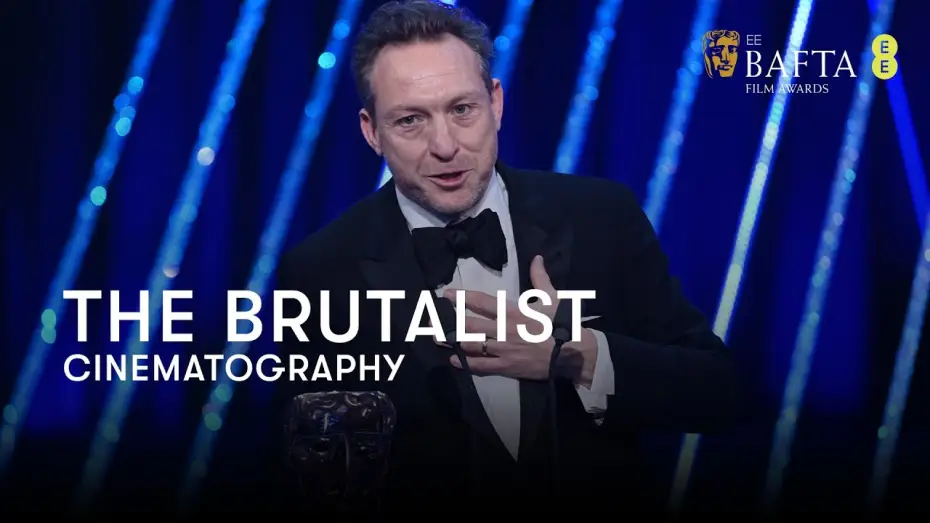 Wideo do filmu The Brutalist — The Brutalist wins the Cinematography BAFTA | BAFTA Film Awards 2025