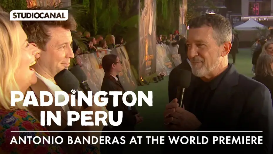 Wideo do filmu Paddington w Peru — Antonio Banderas Interview at the World Premiere