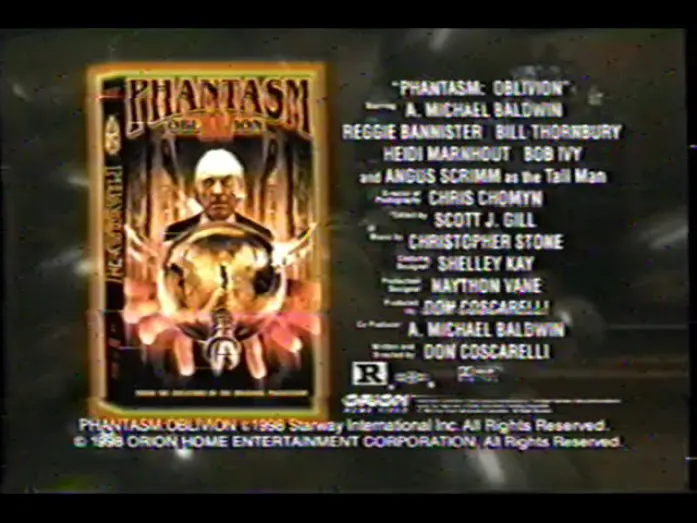 Wideo do filmu Phantasm IV: Oblivion — Phantasm IV - Oblivion (1998) Teaser (VHS Capture)