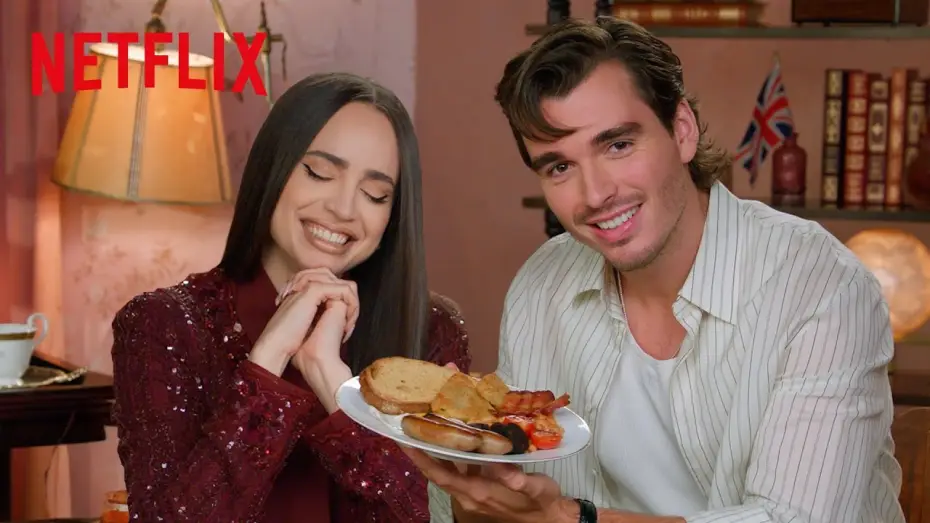 Wideo do filmu Miłość w Oksfordzie — Corey Mylchreest Teaches Sofia Carson How To Be British